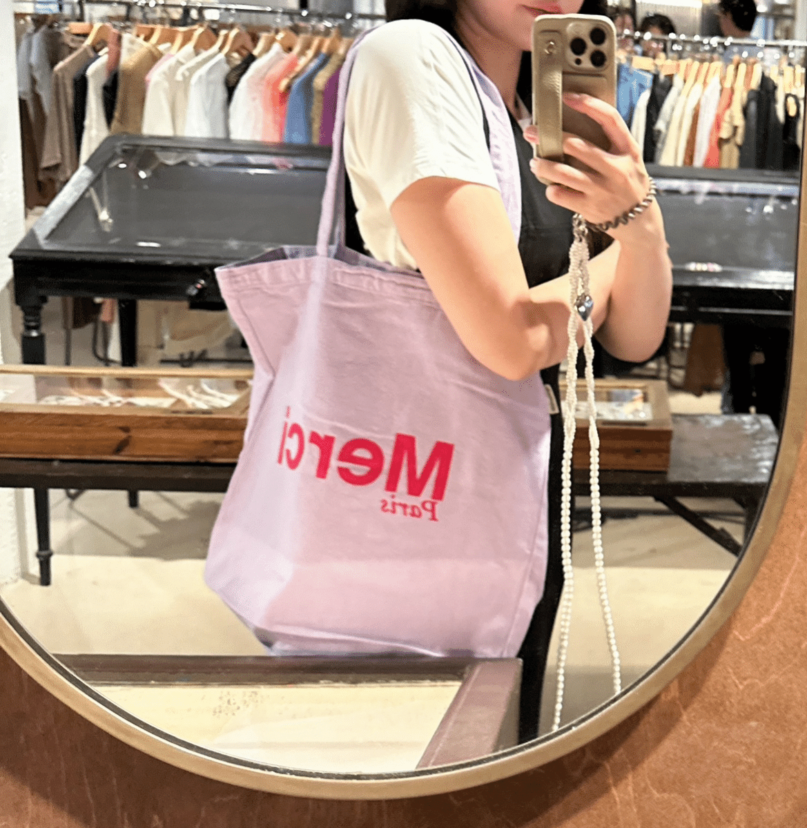 日本未発売♪パリ人気セレクトショップ♪Merci♪トートバッグ♪ブラウン♪ 楽天市場】日本未発売【パリ直輸入】Merci cotton Tote Bag