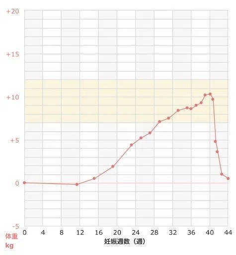 踊り続けた妊娠中の体重推移 踊る研究者ママ Note