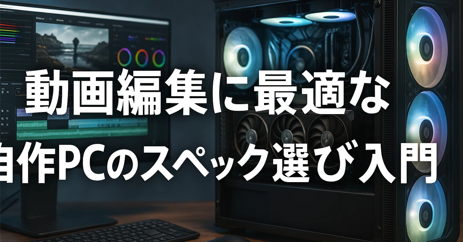動画編集に最適な自作PCのスペック選び入門｜PCラボCOZY PC作成代行