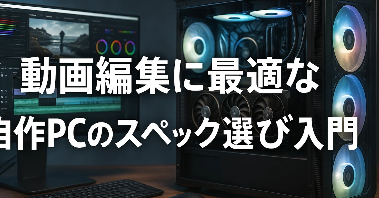 動画編集に最適な自作PCのスペック選び入門|PCラボCOZY PC作成代行 動画編集に最適な自作PCのスペック選び入門|PCラボCOZY PC作成代行