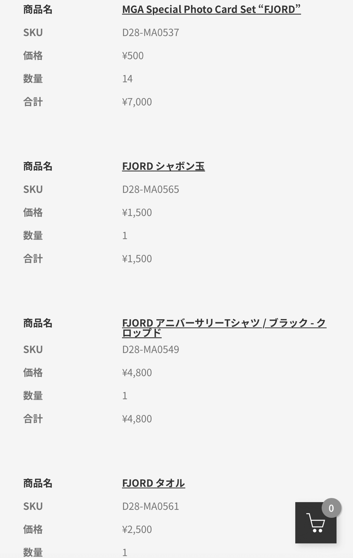 (もち) ミセスアニバーサリーFJORD(クロップド、XL)合計2 ≪MGA MAGICAL 10 YEARS ANNIVERSARY LIVE 〜FJORD〜≫ キー