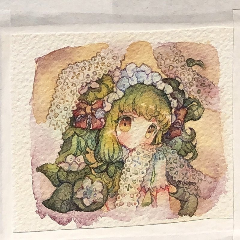 マジョラムちゃん 透明水彩メイキング もくもしえる Note