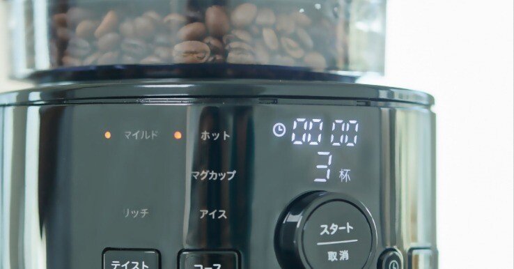 備忘録 siroca コーン式全自動コーヒーメーカー [SC-C123]｜とも