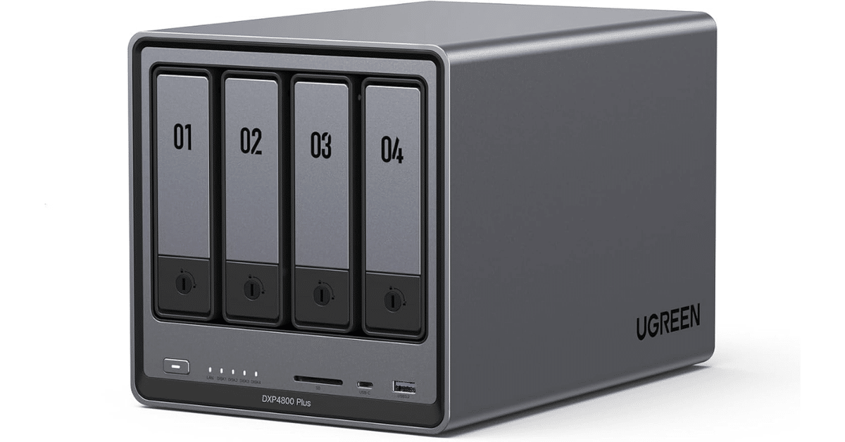楽天市場】UGREEN NAS ync DXP4800 Plus 4ベイ デスクトップNAS