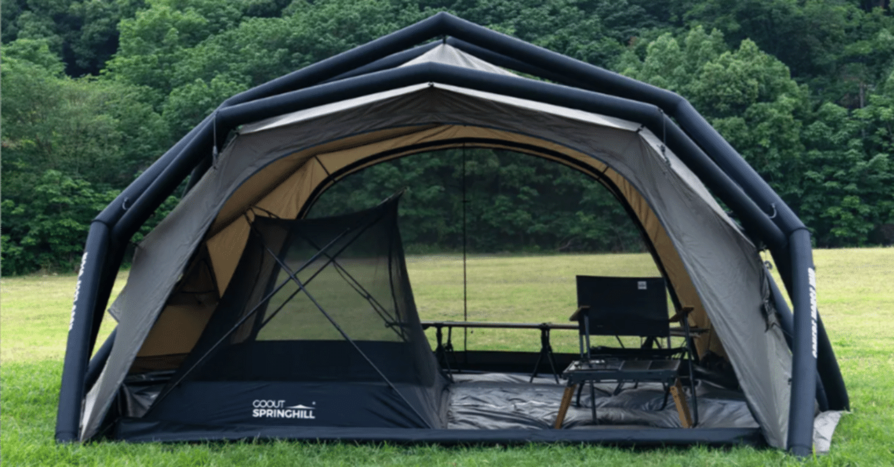 テントバカの新作テント情報(spring hill エアドームテント)｜尾上