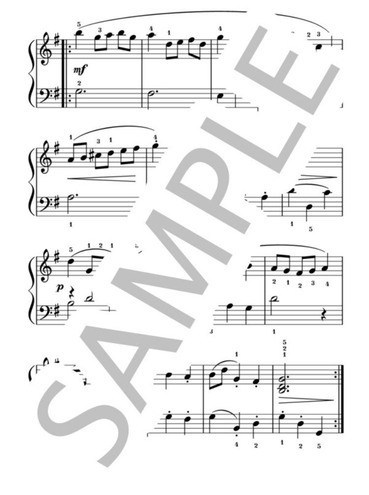 ピアノ楽譜 演奏動画付き メヌエット ト長調 バッハ伝 ペッツオールト作曲 Bwv Anh 114 Yuko Ino ピアノ講師 ピアノ レッスン Note