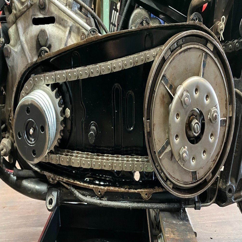 レギュラーメインテナンス（パンヘッドのプライマリーチェーン）｜小田