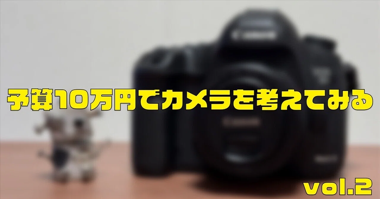 作例あり】初心者の方に「10万円以内でカメラを買いたい」と言われた 
