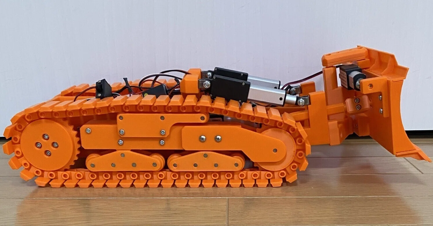 ブルドーザー用ブレード オレンジ 51. ブルドーザーの製作（3）ブレード｜機械好きネコ