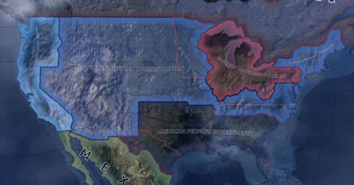 抄訳】Kaiserreich進捗状況148 アメリカ合衆国の改修｜のすとろも