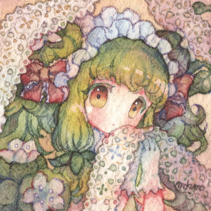 マジョラムちゃん 透明水彩メイキング もくもしえる Note マジョラムちゃん 透明水彩メイキング もくもしえる Note