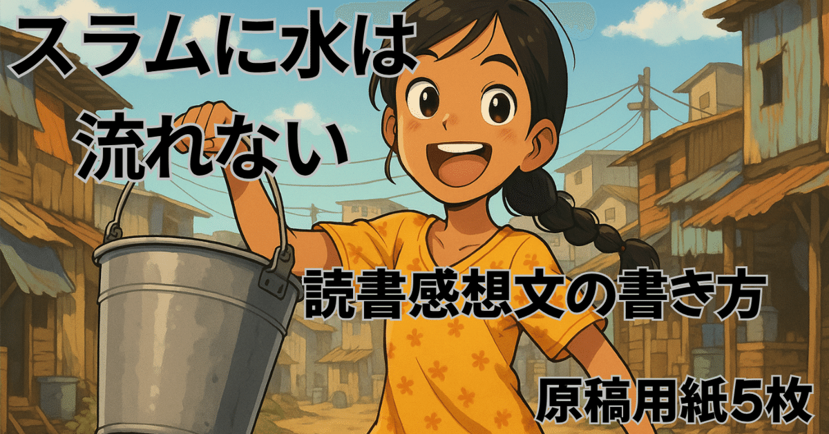 スラムに水は流れない」読書感想文｜超猫神さま