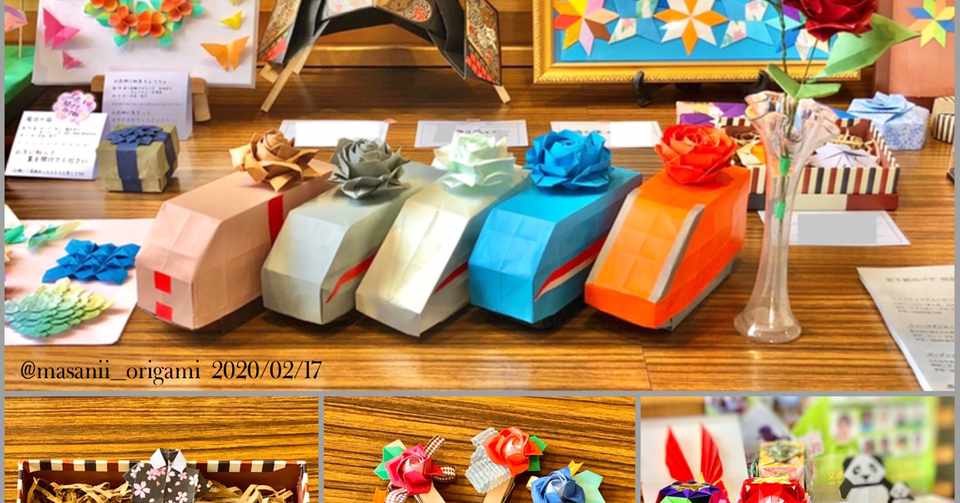 展示レポ 地域のおまつりに 定期講座の折り紙作品が集結 まさにぃ Note