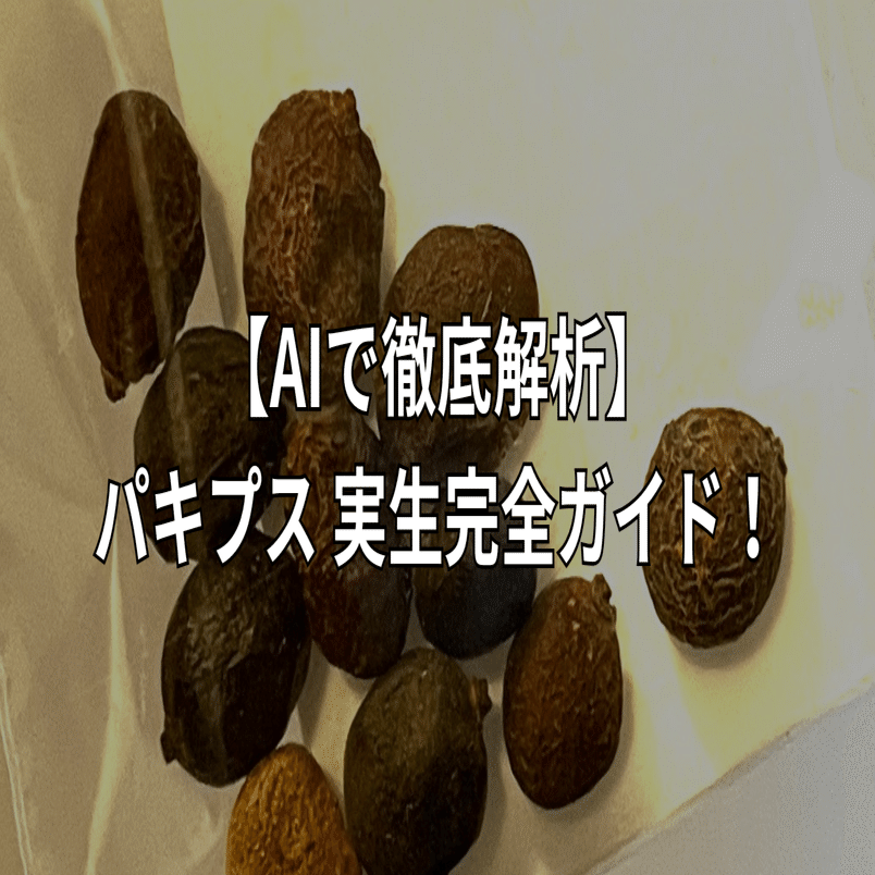 AIで徹底解析】オペルクリカリア・パキプス 実生完全ガイド！発芽から
