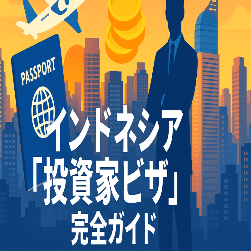 インドネシアの「投資家ビザ（E28B）」とは？押さえておきたい最新制度と取得条件｜カケモチ株式会社・柳沢
