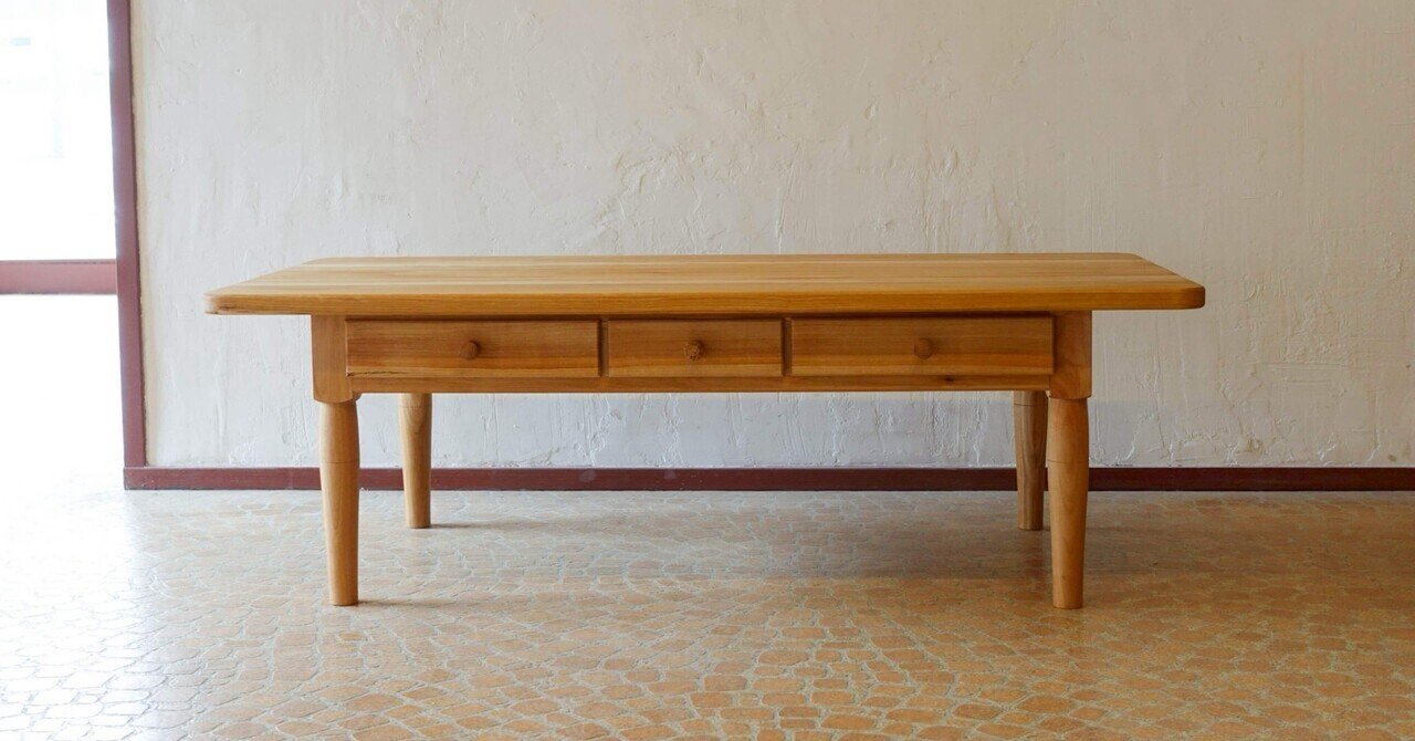 Custom】 120/60 Low Table｜Brick by Brick白木克洋