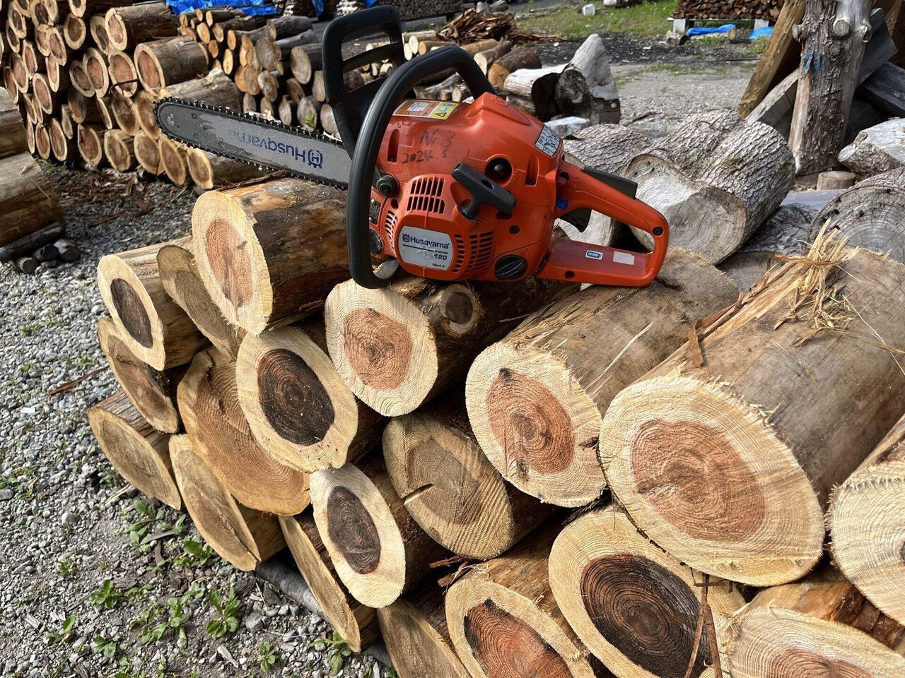 今日は玉切りDay｜丸太工房〜館山〜｜館山南房総の薪販売