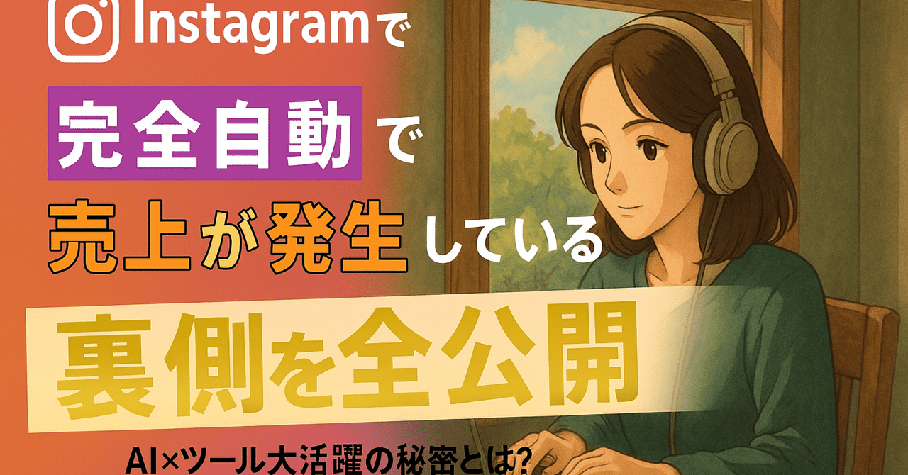 顔出しもライブ配信もナシでInstagramから売上が毎月自動で発生している裏側大公開藤丸 初美(ITクイーン)