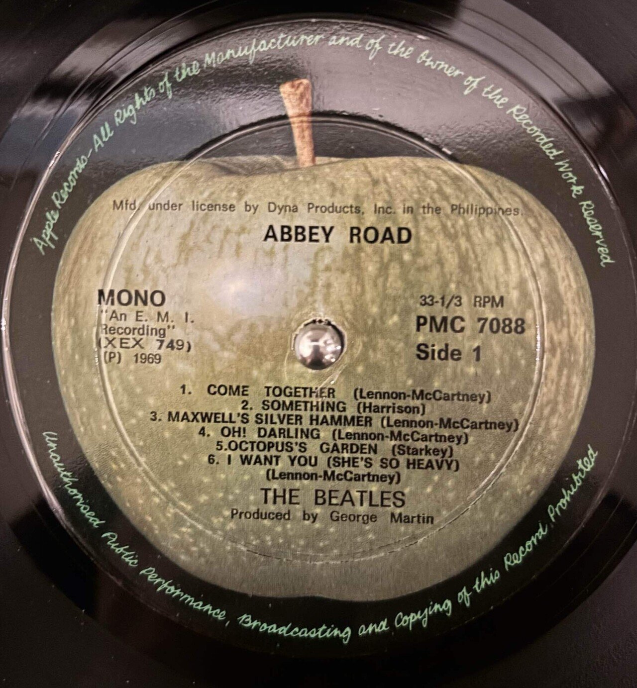 稀少Monoブラジル1st轟音アビーロードBeatlesビートルズレコード 稀少ブラジルMonoオリジナル轟音アビーロードBeatlesビートルズ