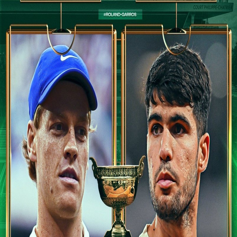 🇫🇷全仏オープン2025男子決勝展望：ヤニック・シナー vs カルロス