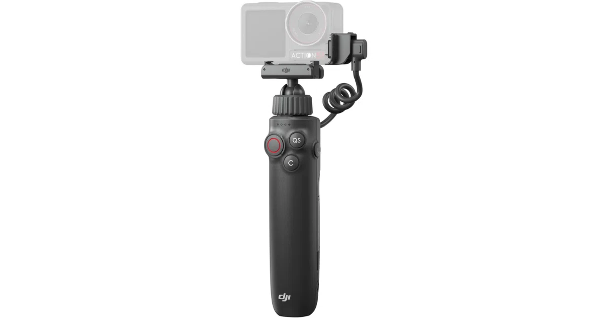DJI Osmo Action 多機能充電ハンドル 5 Pro対応 7時間 (ブラック