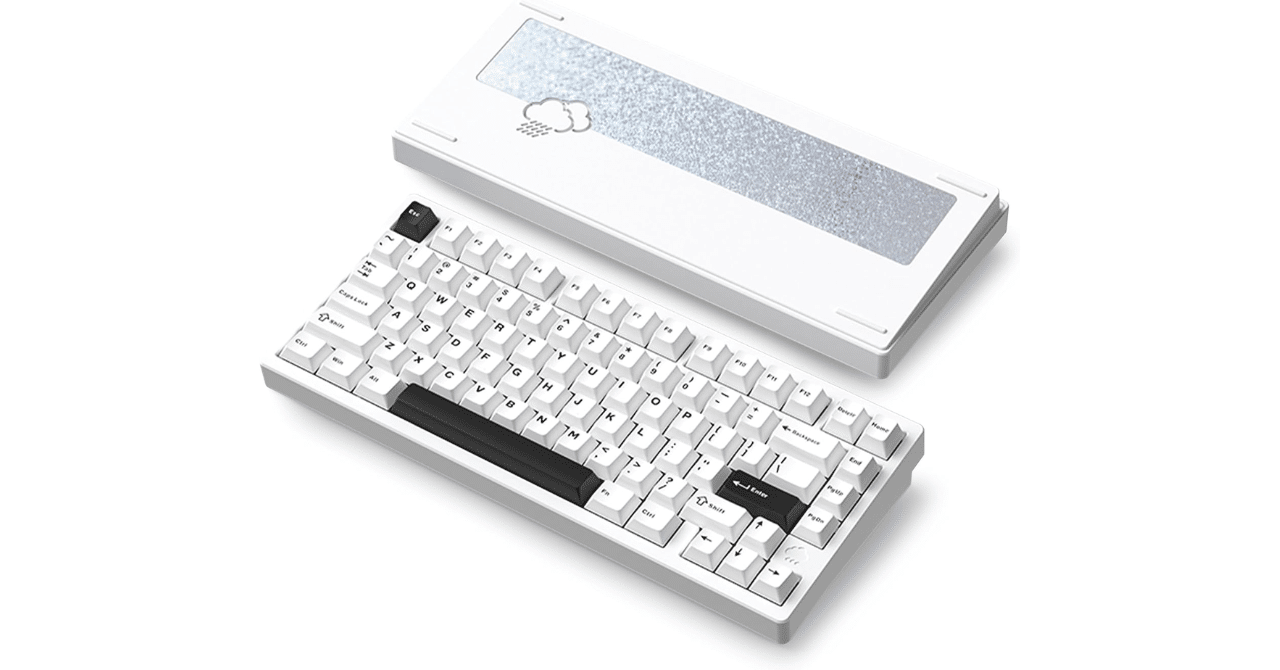 WOBKEY Rainy 75 3WAY接続 雨音打鍵 RGB ホットスワップ (Luna