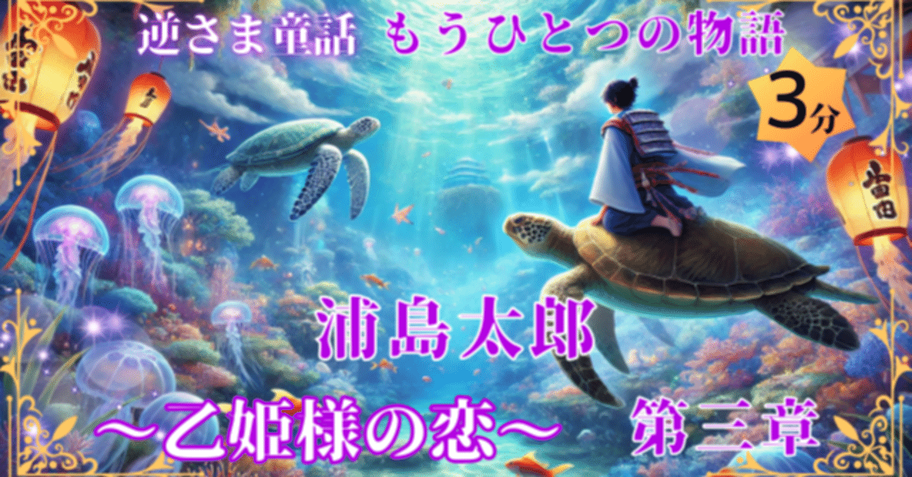 浦島太郎～乙姫様の恋～・第三章｜おやすみ前のやさしいお話