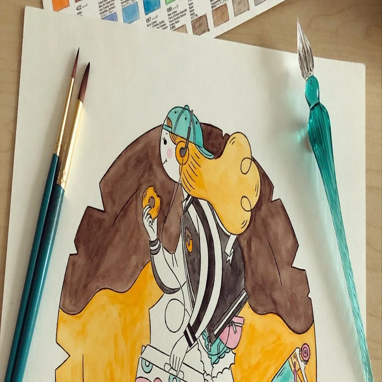 ガラスペンを買ってみた。🖋️｜たじまなおと