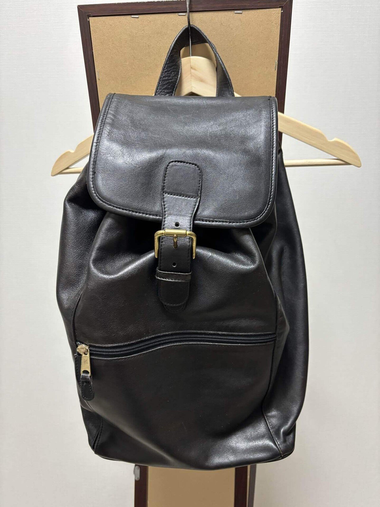 美品】OLD COACH 699 リュック クラブタンレザー ゴールド金具