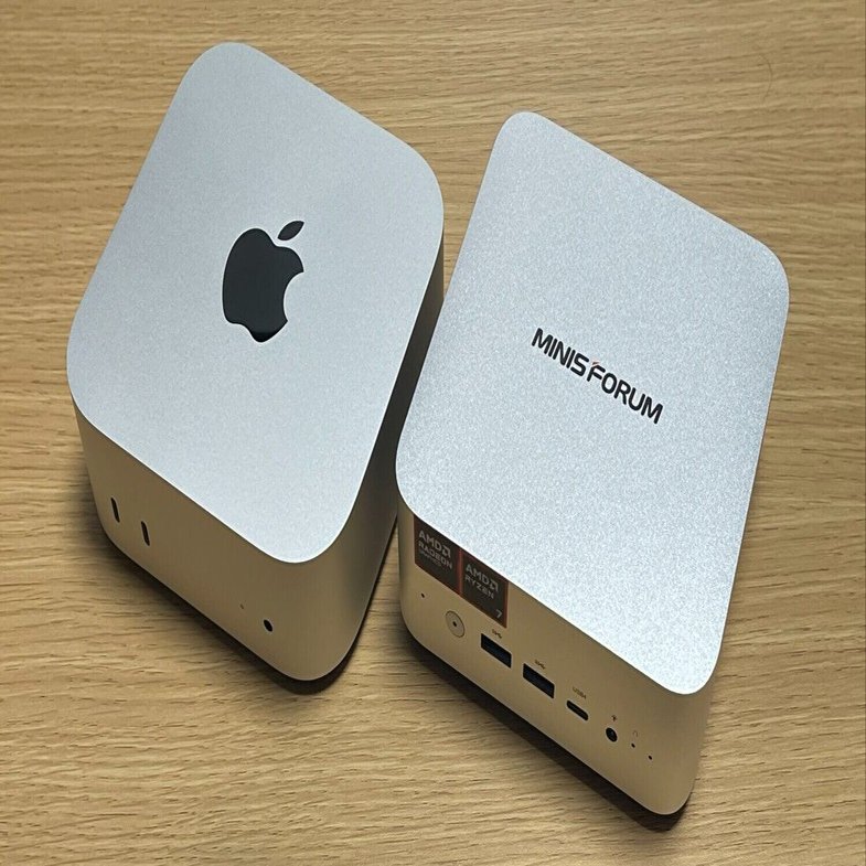 MINISFORUM AI X1、Ryzen 7 255を搭載するミニPCのスペック。実機外観