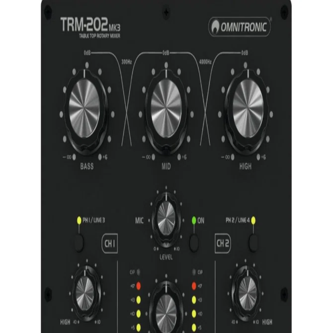 TRM-202 MK3 2チャンネルロータリーミキサー ロータリーミキサー OMNITRONIC TRM-202 MK3｜Yasu-Pacino