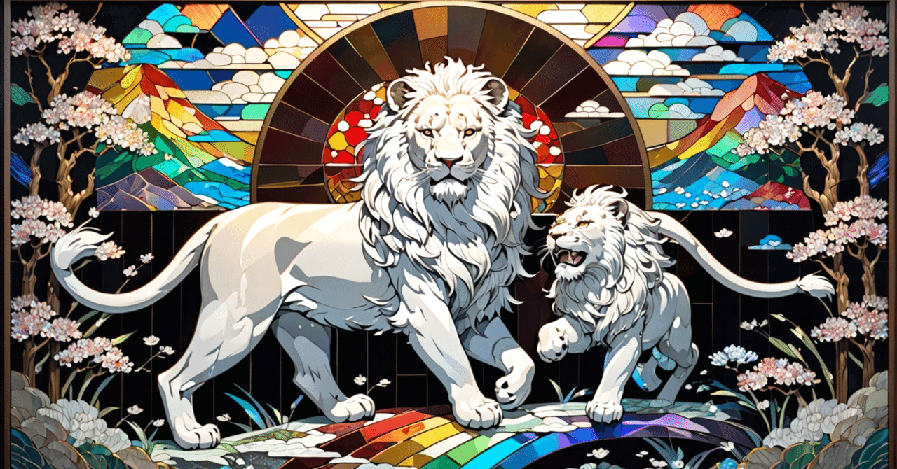 光と祈りの獣たち ― ステンドグラスに宿る神獣の世界｜Azan