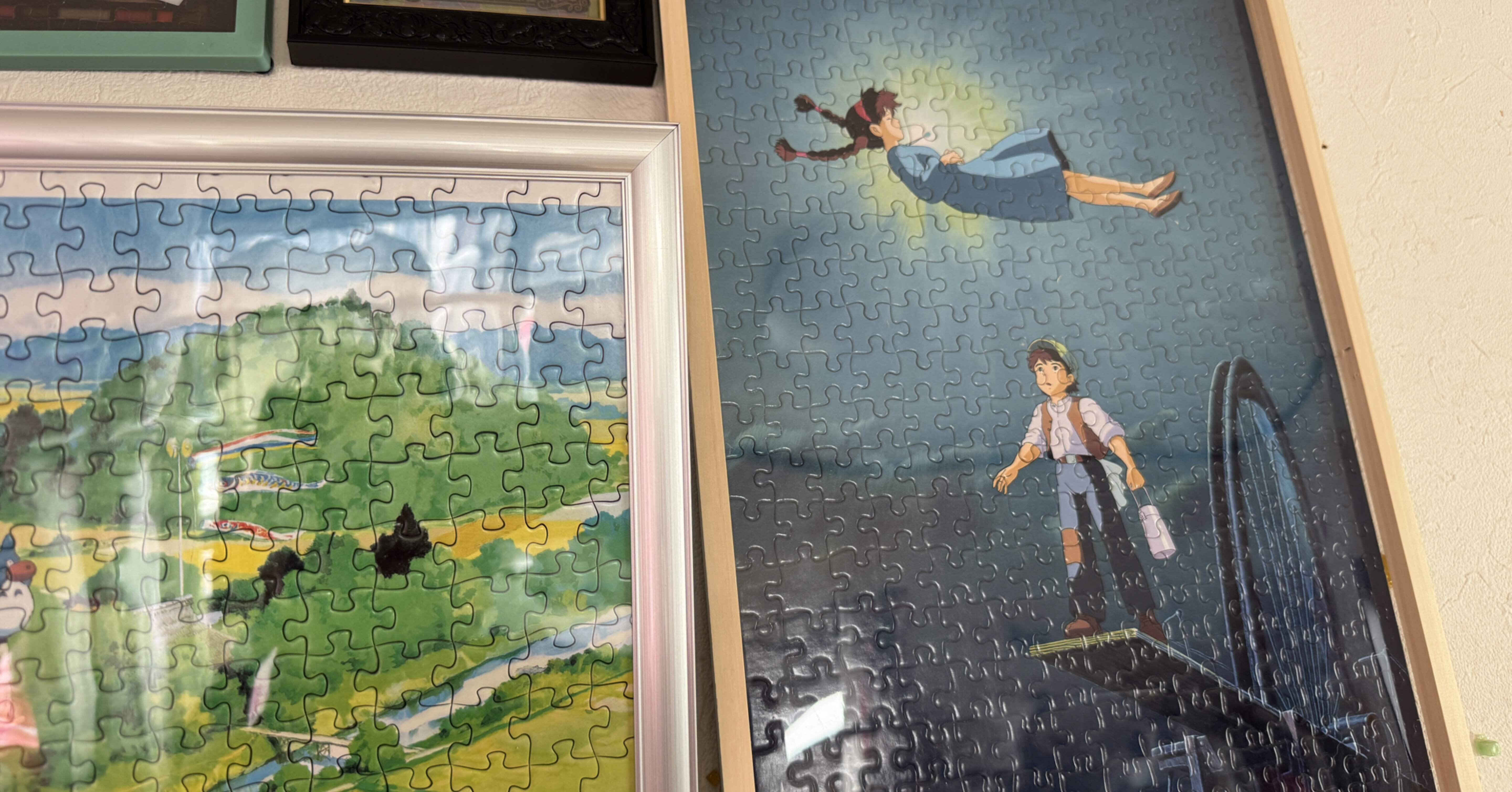 DIY 自作でパズルの額縁を作成 誰でも簡単低コストだよー♪｜黒猫プリンス