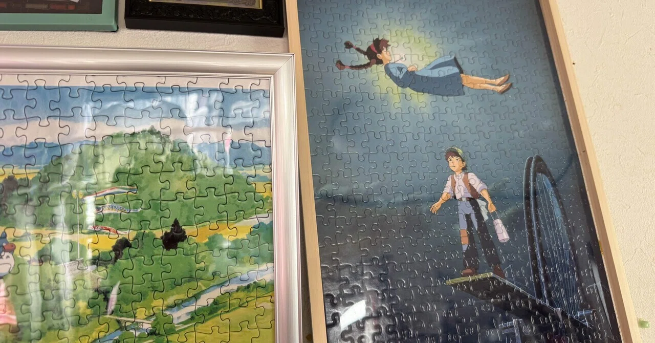 DIY 自作でパズルの額縁を作成 誰でも簡単低コストだよー♪｜黒猫プリンス