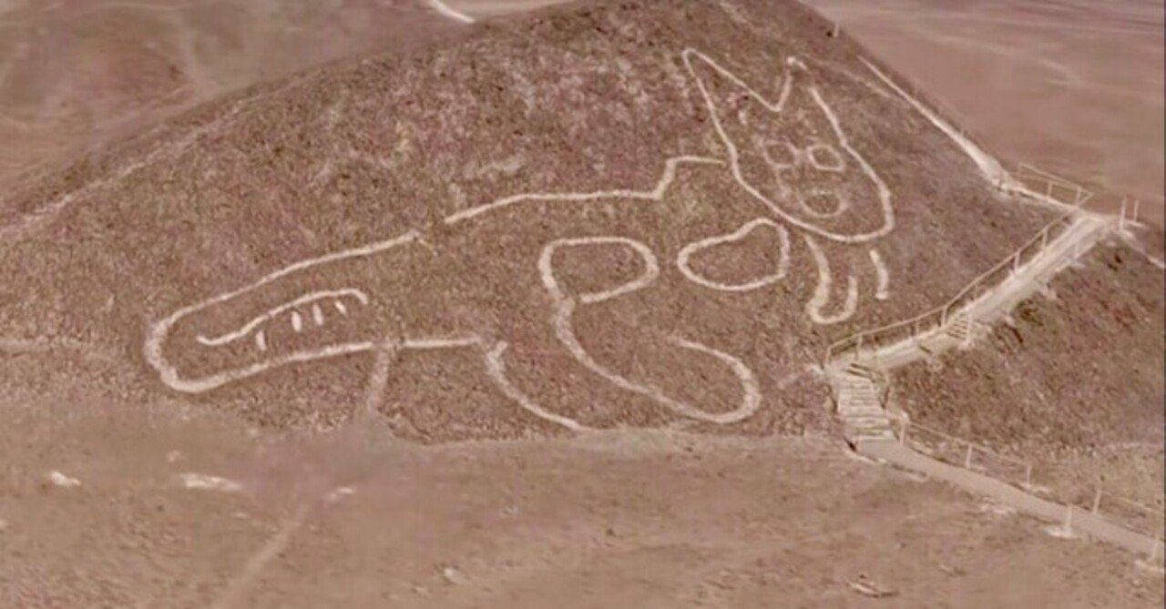 唐突に『ナスカの地上絵』の存在を思い出した結果、ねこコンテンツの強