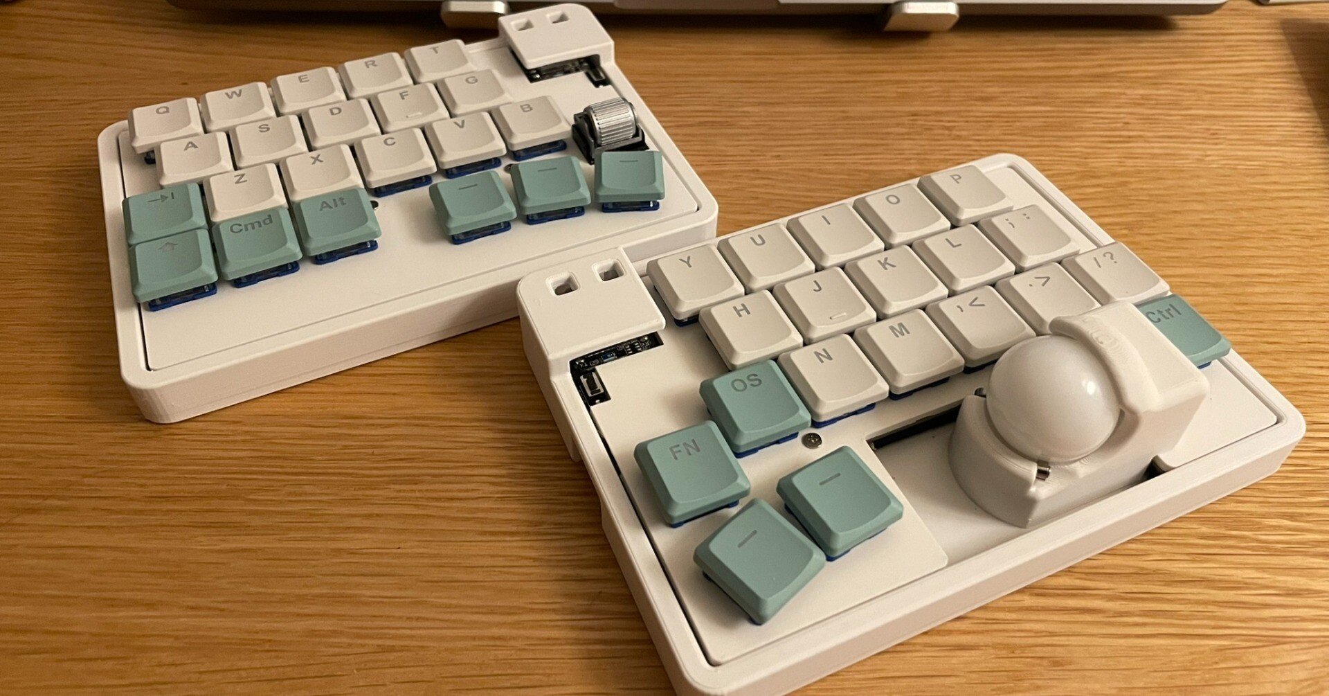 分割無線でロウスタッガード配列 キーボード 「zonkey」を触ってみた話