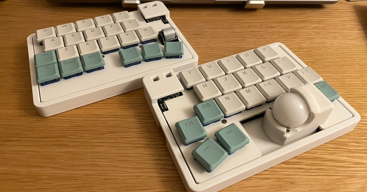 分割無線でロウスタッガード配列 キーボード 「zonkey」を触ってみた話 分割無線でロウスタッガード配列 キーボード 「zonkey」を触ってみた話