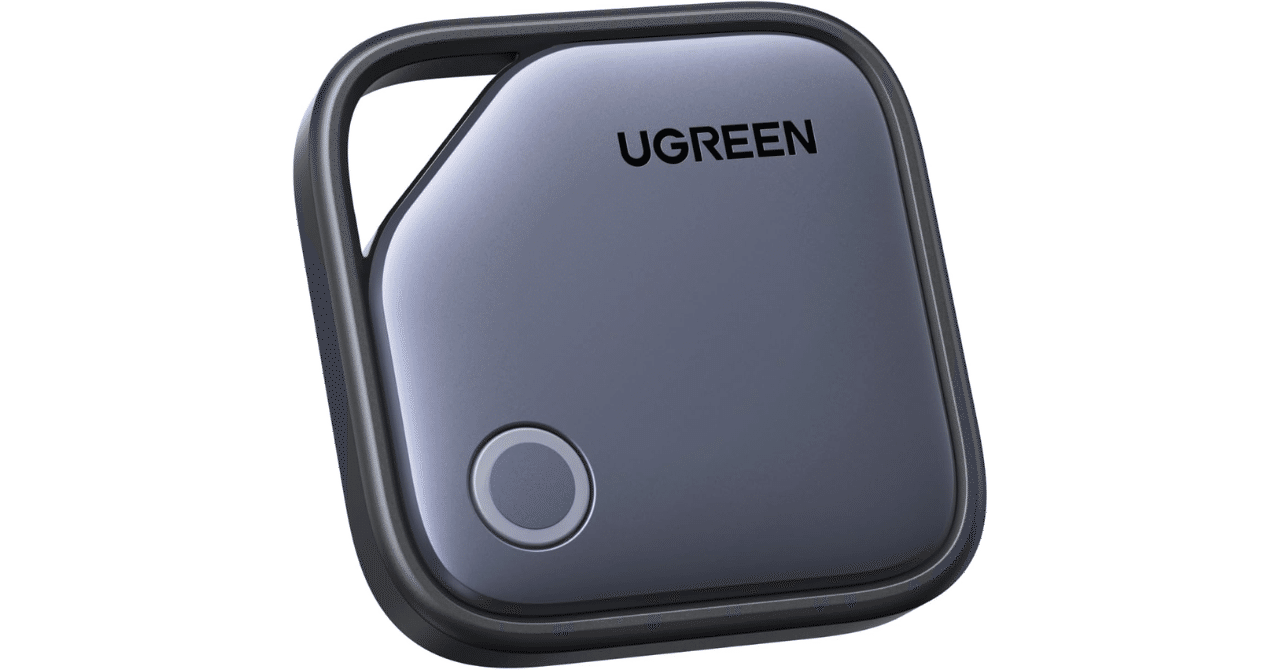 UGREEN FineTrack Smart Finder 紛失防止タグ iOS 2年電池 (ブラック