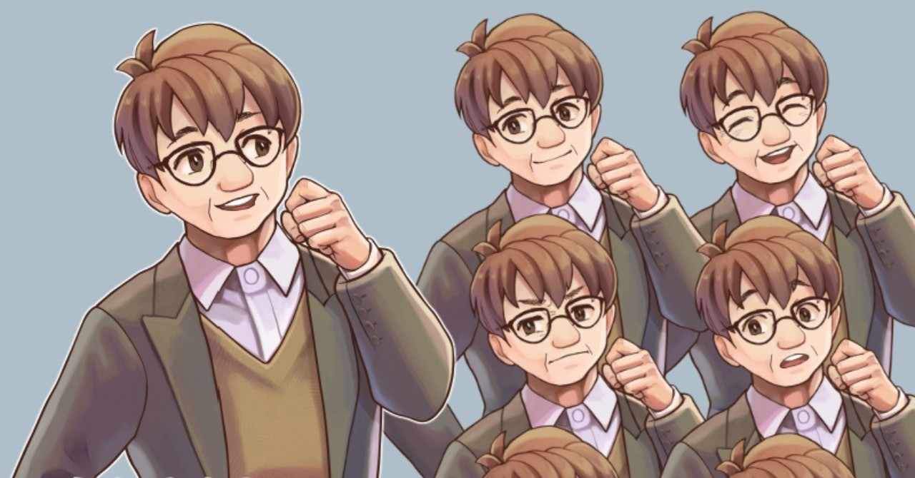 立ち絵 おじさん3 差分16枚 オトガル Note