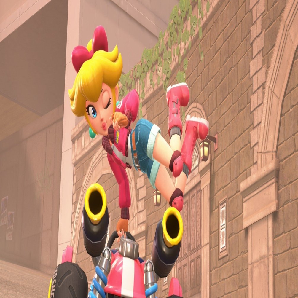 ピーチ姫写真集｜マリオカートワールド｜お茶缶