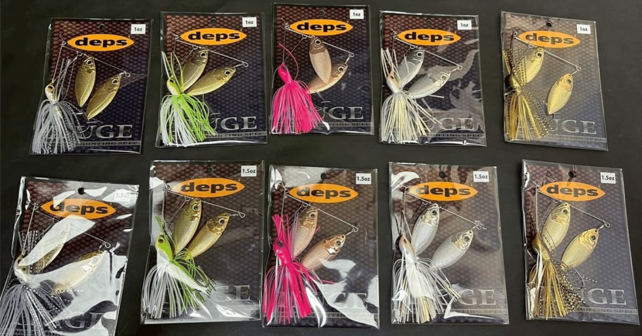 deps「ヒュージスピナーベイト」各種入荷！重厚スピナベでデカバスを