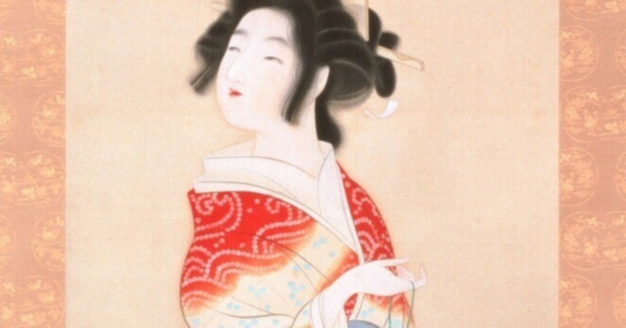 上村松園　春の宵　水彩画　1938年頃　浮世絵　肉筆　姉妹の絵　日本画　美人画 上村松園 春の宵 水彩画 1938年頃 浮世絵 肉筆 姉妹の絵 日本画