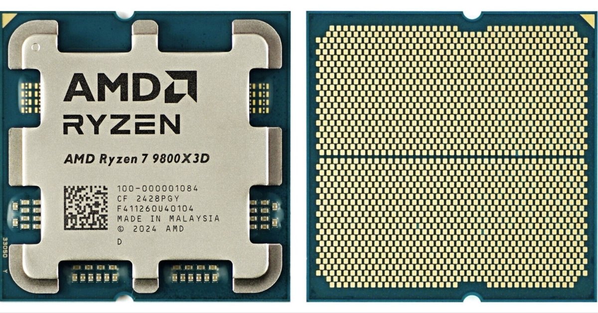 AMD Ryzen 7 9800X3D CPU グラフィックボード・グラボ・ビデオカード