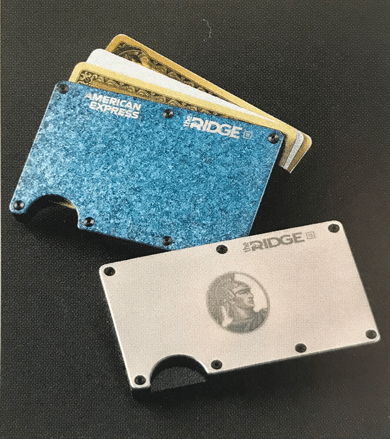 Titanium Burnt Money Clip | Products | the RIDGE カードも