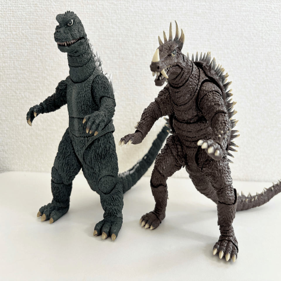 フィギュア開封】S.H.MonsterArts アンギラス(1972)｜へべれけ甚六