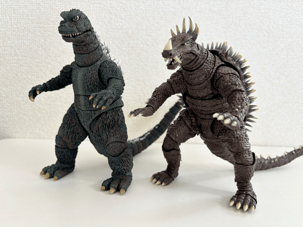 フィギュア開封】S.H.MonsterArts アンギラス(1972)｜へべれけ