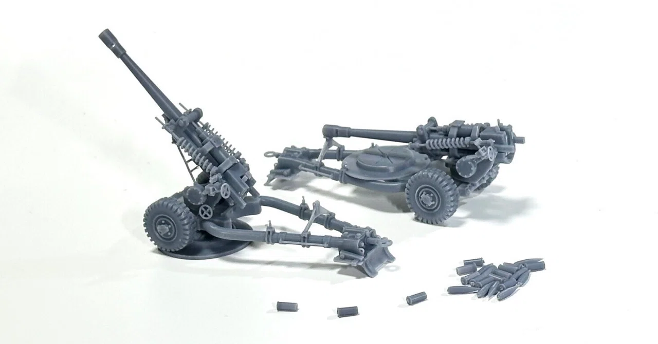 1/72 L118（M119）105mm榴弾砲を開発中｜はるさー