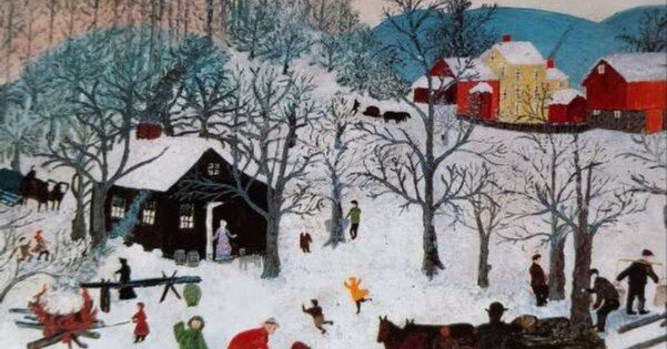 365日色の話＋「モーゼスおばあさんの絵の世界」最も有名な75歳