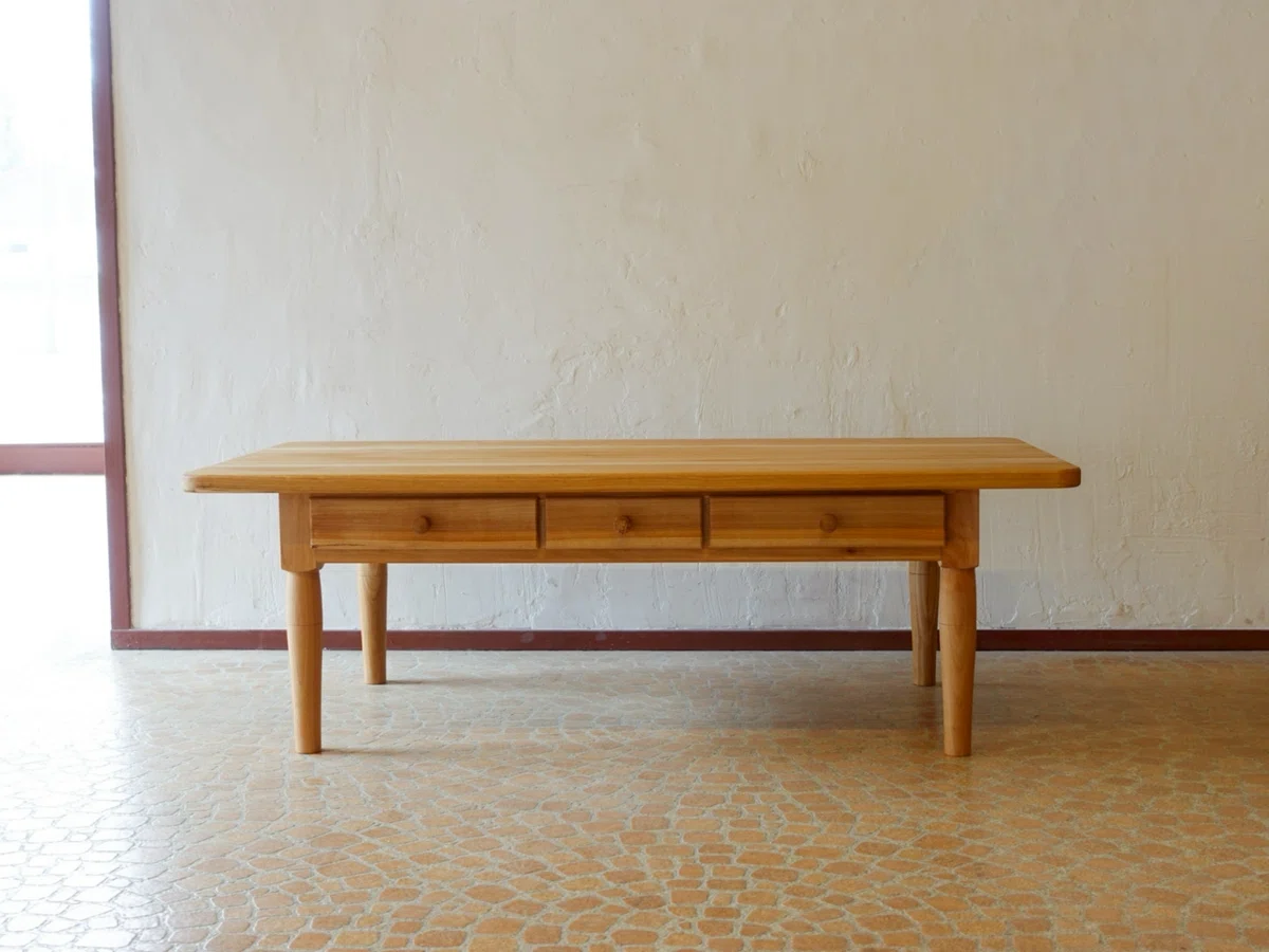 フリーローテーブル　120×60 Custom】 120/60 Low Table｜Brick by Brick白木克洋