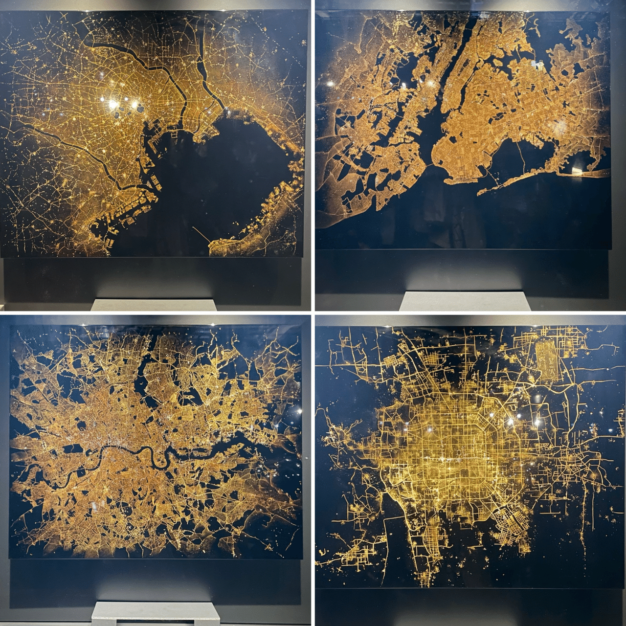 万博 夜の地球 輪島塗大型地球儀「夜の地球 Earth at Night」の展示について | EXPO